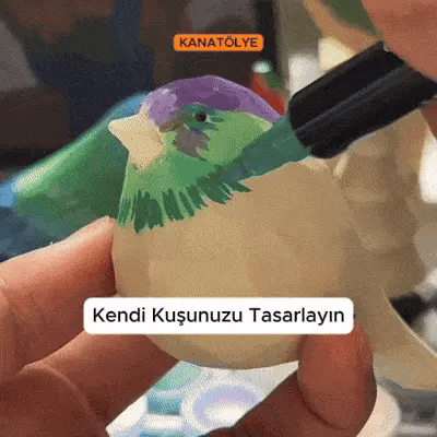 Kanatölye™ Dekoratif Kuş Tasarım Kiti - kanatölye